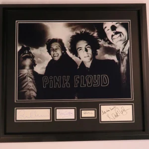 Syd Barrett PINK FLOYD Signed Autograph Auto Photo Display by 4 JSA BAS