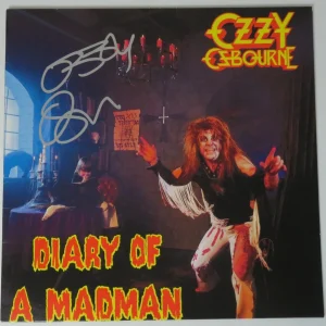 Ozzy Osbourne BLACK SABBATH Signed "Diary Of A Madman" Album Vinyl LP JSA BAS