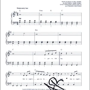 Taboo Black Eyed Peas Signed Autograph I Gotta Feeling Sheet Music - The E.N.D