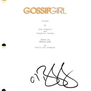 Blake Lively Signed Autograph Gossip Girl Full Pilot Script Screenplay - JSA COA