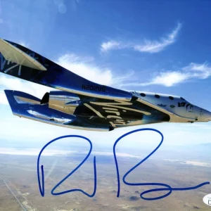 Richard Branson Signed Autograph 8x10 Photo - Virgin Galactic - Unity 22 JSA COA