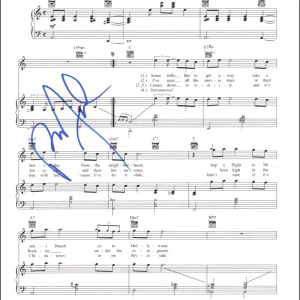 Billy Joel Signed Autograph New York State of Mind Sheet Music w/ JSA COA