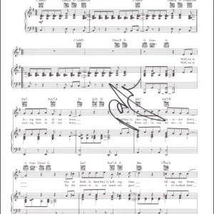 Billy Joel Signed Autograph Allentown Sheet Music - The Nylon Curtain JSA COA