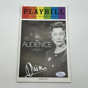 Helen Mirren Signed PLAYBILL PSA/DNA Autographed Actress