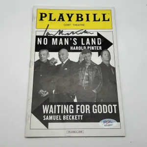 Ian Mckellen Signed PLAYBILL "NO MAN"S LAND" autographed actor