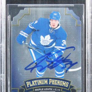 Auston Matthews Signed 2016 O-Pee-Chee Platinum Die Cuts #OPPAM RC Card BAS Slab