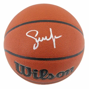 Suns Steve Nash Authentic Signed Wilson Basketball Autographed BAS Witnessed
