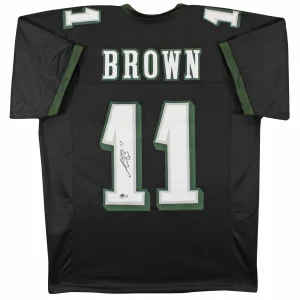 A.J. Brown Authentic Signed Black Pro Style Jersey Autographed BAS Witnessed