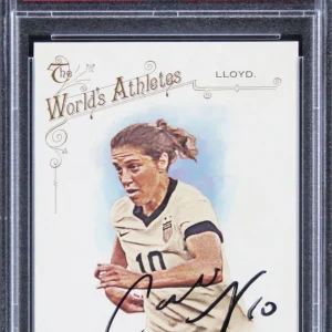 Team USA Carli Lloyd Signed 2014 Topps Allen & Ginter's #214 Card PSA/DNA Slab