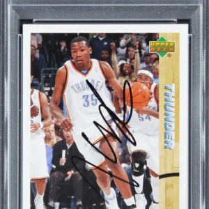 Thunder Kevin Durant Signed 2008 Upper Deck Lineage #199 Card PSA/DNA Slabbed