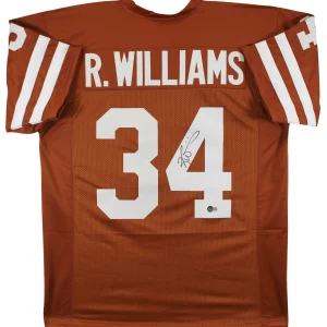 Texas Ricky Williams Authentic Signed Burnt Orange Pro Style Jersey BAS