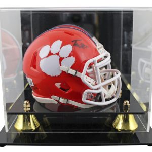 Clemson Tee Higgins Authentic Signed Speed Mini Helmet W/ Case BAS Witnessed