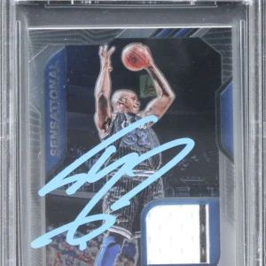 Shaquille O'Neal Signed 2020 Panini Prizm Swatches #14 Card Auto 10 BAS Slab 2