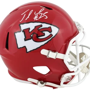Chiefs Jamaal Charles Authentic Signed Full Size Speed Rep Helmet BAS Witnessed