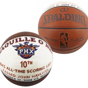 Shaquille O'Neal Game Used Basketball Reaching 10th On NBA Career Scoring List