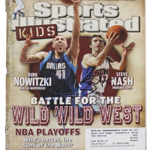 Dirk Nowitzki & Steve Nash Signed Sports Illustrated Magazine BAS #AE13001