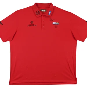 John Daly Authentic Signed Match Worn Red Loudmouth Polo Shirt BAS #BK84731