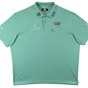 John Daly Authentic Signed Match Worn Teal Loudmouth Polo Shirt BAS #BK84757