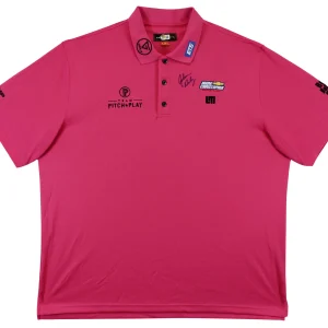 John Daly Authentic Signed Match Worn Pink Loudmouth Polo Shirt BAS #BK84762