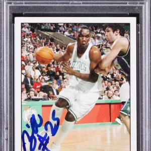 Celtics Al Jefferson Authentic Signed 2005 Bazooka #4 Card Autographed PSA Slab