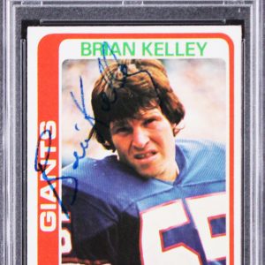 Giants Brian Kelley Authentic Signed 1978 Topps #291 Card PSA/DNA Slabbed