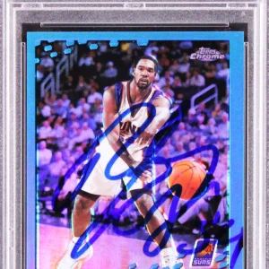 Suns Rodney Rogers Authentic Signed 2001 Topps Chrome #129 Card PSA/DNA Slabbed