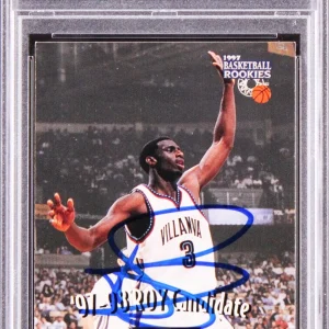 Tim Thomas Authentic Signed 1997 Score Board #60 Card PSA/DNA Slabbed