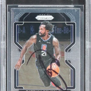 Clippers Patrick Beverley Signed 2021 Panini Prizm #25 Card BAS Slabbed