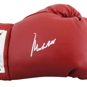 Muhammad Ali Authentic Signed Red Everlast Boxing Glove BAS LOA #AE13530