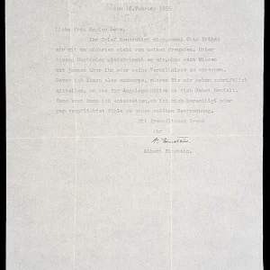 Albert Einstein Authentic Signed 8.5x11 1955 Typed Letter PSA/DNA #AH02836