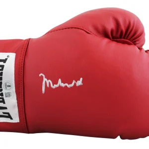 Muhammad Ali Authentic Signed Red Everlast Boxing Glove BAS LOA #AE13529