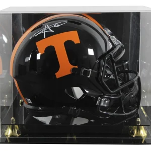 Tennessee Alvin Kamara Signed Black Full Size Speed Rep Helmet W/ Case BAS Wit