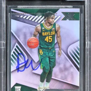 Davion Mitchell Signed 2021 Chronicles DP XR #170 Rookie Card Auto 10! BAS Slab