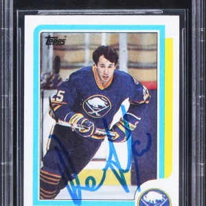 Sabres Dave Andreychuk Authentic Signed 1986 Topps #16 Card BAS Slabbed