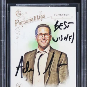 Adam Schefter "w/Insc" Signed 2014 Topps Allen & Ginter #118 Card BAS Slabbed