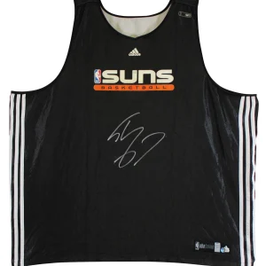 Shaquille O'Neal Signed Black Adidas Practice Reversible Jersey BAS W #WX21539
