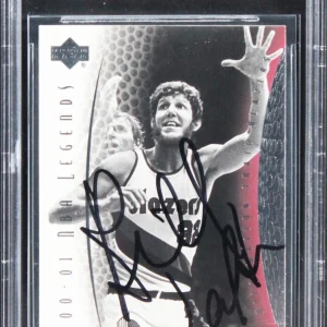 Blazers Bill Walton Signed 2001 Upper Deck Legends #77 Card BAS Slabbed