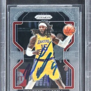 Wizards Montrezl Harrell Signed 2021 Panini Prizm #137 Card BAS Slabbed