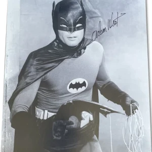 Adam West Signed Autographed 16x20 Photo 1966 Batman Black & White JSA R67428