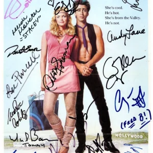 Valley Girl Signed Autographed 11X17 Photo Nicolas Cage Dye Camp 20 Sigs JSA