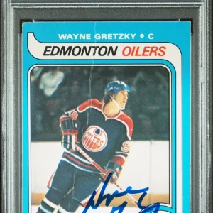 Oilers Wayne Gretzky Signed 1979 O-Pee-Chee #18 Rookie Card Auto 10! PSA Slab 2