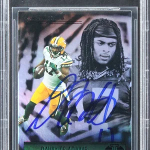 Packers Davante Adams Authentic Signed 2021 Panini Illusions #2 Card BAS Slabbed
