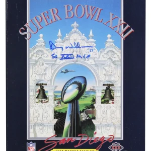 Commanders Doug Williams "SB XXII MVP" Signed Super Bowl XXII Program BAS Wit