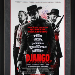 Jamie Foxx Django Unchained Signed & Framed 27x40 Movie Poster BAS #BQ98525