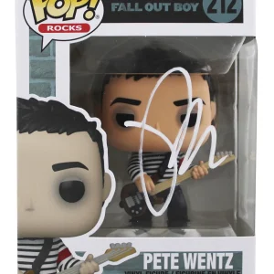 Pete Wentz Fall Out Boy Signed #212 Funko Pop Vinyl Figure JSA #CE80471