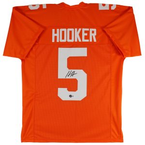 Tennessee Hendon Hooker Authentic Signed Orange Pro Style Jersey BAS Witnessed