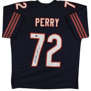 William Perry Authentic Signed Navy Pro Style Jersey Autographed BAS Witnessed