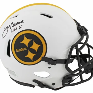 Steelers Joe Greene "HOF 87" Signed Lunar F/S Speed Proline Helmet BAS Witnessed