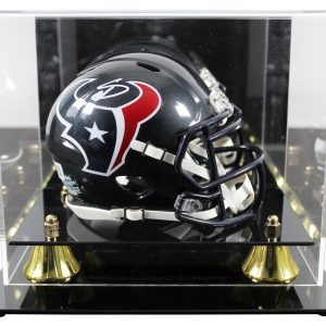 Texans Stefon Diggs Authentic Signed Speed Mini Helmet W/ Case BAS Witnessed
