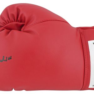 Muhammad Ali Authentic Signed Red Everlast Boxing Glove PSA/DNA Itp #5A26550